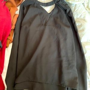 Black dressy long sleeve shirt